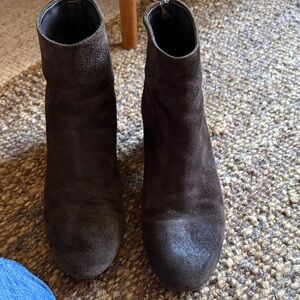 Marsell Dark Brown Suede Ankle Boots